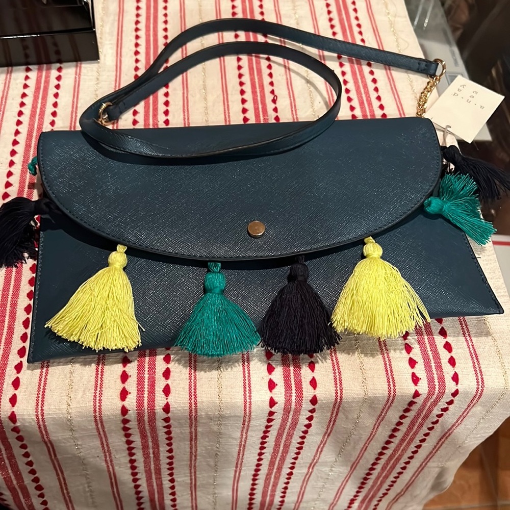 A New Day Crossbody with tassels